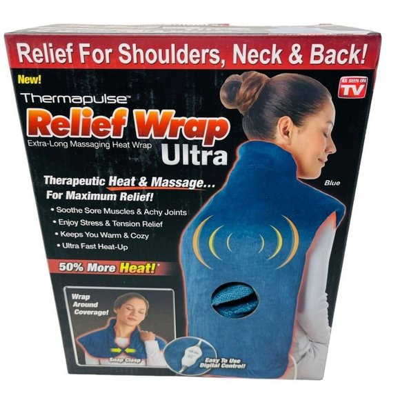 Ontel Bedding Ontel Thermapulse Relief Wrap Extralong Massaging